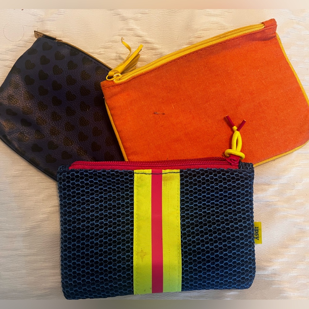 Assorted makeup bags